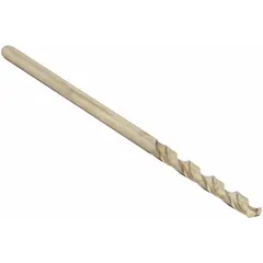CLEVELAND C08103 is a #39 aircraft-extension drill bit with 0.0995-inch diameter, 6-inch overall length, 135° split point, and straw/bronze cobalt finish. Conforms to NAS 907 Type J. Used for precision drilling in applications requiring extended reach, such as aerospace assembly and maintenance.