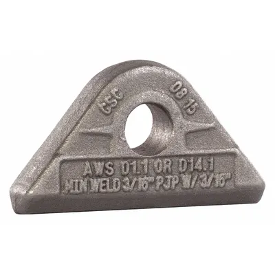 MAG-MATE Pad Eye: Pad Eye, Carbon Steel, 3,000 lb Working Load Limit - Weld-On Pad Eyes for Lifting