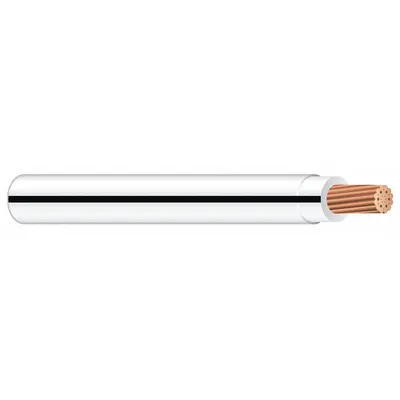 SOUTHWIRE Building Wire: Copper, 12 AWG, 1 Conductors, Stranded, White/Black, 2,000 ft Lg - Copper THHN/THWN Building Wires