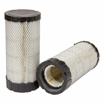 FLEETGUARD Automotive Air Filter: Round-Oval, Engine, Radial Seal, 6 13/32 in Outside Dia - Round/Oval Engine Air Filters