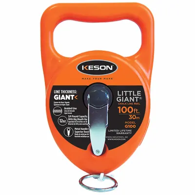 KESON GIANT High-Capacity Chalk Line Reel - High-Capacity Chalk Line Reels