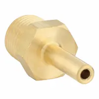 LEGRIS Compression Fitting Coupling: 1/4 in Pipe x 8 mm OD Fitting Size, BSPT x Compression, Brass (MPN 0120 08 13)