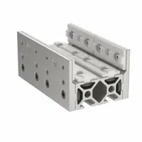 Linear Bearing: 15 Series, 6 in L x 3 1/8 in W x 4 in H, Silver, Single Mount, Std, For 4 # of Slots (MPN 6874)