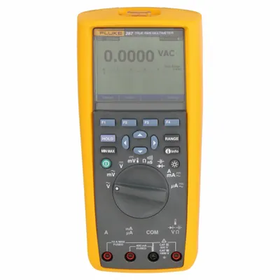 FLUKE Digital Multimeter: TRMS, CAT III 1000V/CAT IV 600V, 1,000 V Max AC Volt Measurement - Standard Feature Multimeters