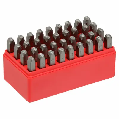 OEM Hand Stamp Kit: 0 thru 9 (6 doubles as - Sharp-Face Hand Stamps