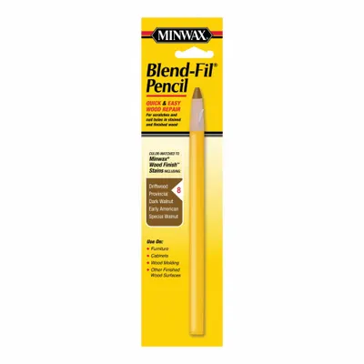 MINWAX Wood Repair Pencil, Brown Tone Medium, Oil-Based, 1 Count - Wood Repair Markers