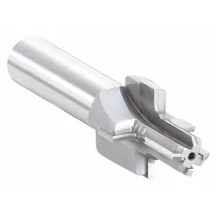 This reamer pilot is used to precisely ream pilot holes in hydraulic ports conforming to SAEJ1926/SAEJ514 standards. It features a 7/16-20 thread size and is designed for use in industrial fluid power systems, such as those found in heavy machinery and manufacturing equipment.