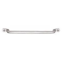 MONROE PMP Pull Handle: Unthreaded Holes, Stainless Steel, Silver, 5/16 in Screw Size, 0.63 in (MPN PH-0208)