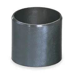 This plastic sleeve bearing is made from a chemical- and heat-resistant polymer, suitable for applications where lubrication is undesirable. It features a 1/4 in bore, 5/16 in OD, and 1/4 in overall length, in black. Supplied in a 5-pack, it is commonly used in light-duty linear or rotary motion in packaging, textile, and food processing equipment.