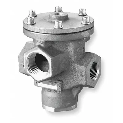 PARKER Pilot Air Control Valve: Three-Way / Two-Position, Remote Pilot, Poppet - Parker N Series Pilot-Operated Inline Air Control Valves
