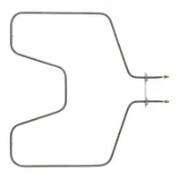 This GE bake element is a replacement part for ovens, providing bottom heat for baking. It is used to restore heating functionality when the oven fails to heat evenly or produces no heat during the bake cycle
