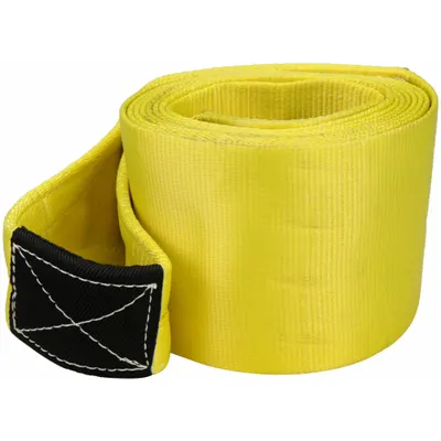 LIFT-ALL RS1808NGX20 Recovery Strap, 20 ft x 8 in, Yellow Nylon, Heavy Duty - Recovery Straps