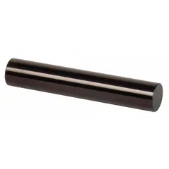 Steel plug and pin gauge with black oxide finish, 0.3400 in diameter, Class ZZ No-Go (minus) tolerance of 0.00020 in. Used to verify that a hole's minimum diameter does not exceed the specified limit; the gauge should not enter the hole if the hole is within tolerance. Includes Certificate of Accuracy with NIST Traceability.