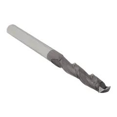 This carbide square end mill features an AlTiN coating for heat and wear resistance. With 2 flutes, a 1/4" cutting diameter, 1-1/2" length of cut, and 6" overall length, it is suited for general-purpose milling of steel, stainless steel, and cast iron in industrial manufacturing and tool-and-die applications.