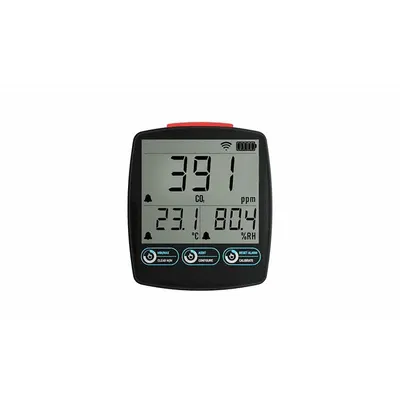 THERMCO Data Logger: 0%to 100% Relative Humidity Measured, 60°C, EL-IOT-CO2 - Temperature Data Loggers
