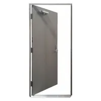 Security Door with Frame: No Window, 90 min Fire Rating, 84 in Door Opening Ht, Mortise, Steel (MPN HDQP3684LH)