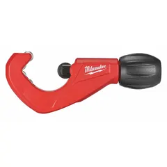 This metal tubing cutter is designed for cutting copper tubing with outer diameters from 1/8 in to 5/8 in. Its Constant Swing mechanism enables smooth operation in confined spaces. Suitable for plumbing, HVAC, and refrigeration tasks.
