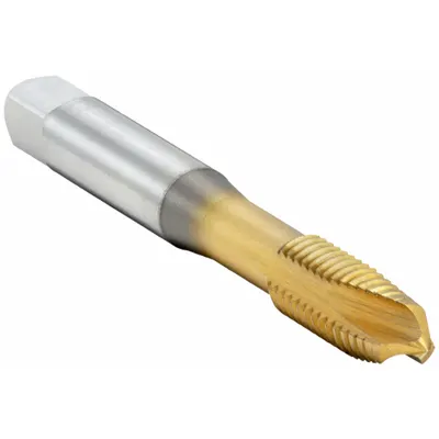 OSG Spiral Point Tap: M8x1.25 Metric, H10 / 6H, 3 Flute, Plug Chamfer - Spiral-Point Taps for Aerospace Materials