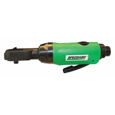SPEEDAIRE Ratchet: Medium Duty, Square, 1/4 in Drive Size, 220 RPM - Medium Duty Air-Powered Ratchets