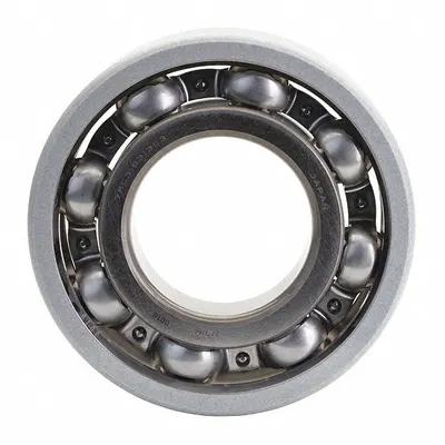 NTN Radial Ball Bearing: 6311, Open, 55 mm Bore, 120 mm OD, 29 mm Wd, Alloy Steel Ring - Ceramic Insulated Radial Ball Bearings
