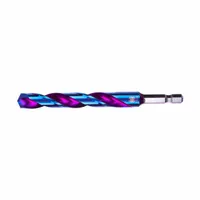 SPYDER Step Drill Bit: 1/8" to 1/2", Black Oxide HSS, Impact Rated, Quick-Change Hex Shank (MPN 19019)
