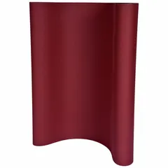 This 3M 767F sanding belt is a ceramic abrasive belt with 120 grit, designed for grinding and finishing stainless steel and soft metals. It features a YF weight polyester backing and measures 44 inches wide by 75 inches long. The belt is supplied in a 5-pack and is suitable for metal fabrication, weld removal, and surface blending applications.