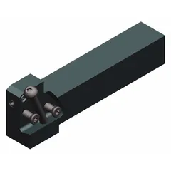The WIDIA WGCMSL2050C is an indexable toolholder designed for grooving and parting operations on lathes and turning centers. It accommodates compatible carbide inserts for cutting grooves, face grooves, and parting off workpieces in general metalworking applications.
