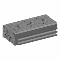 SMC Air Slide Table: 30 mm Stroke Lg, 6 mm Bore Dia, Mfr Part # MXS6-30, MXS Series, Metric