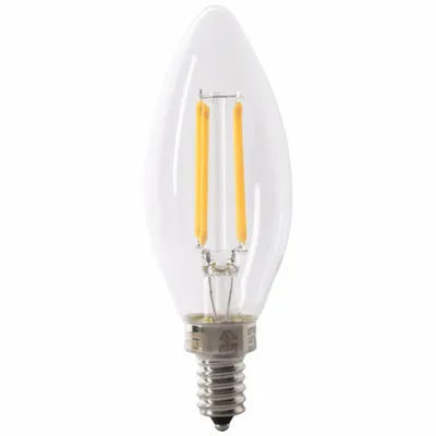 FEIT ELECTRIC Compact LED Bulb: Candelabra Screw (E12), LED, (B) Bullet, B10, 3.3 W Watt - Candelabra Screw Base (E12) Lamps