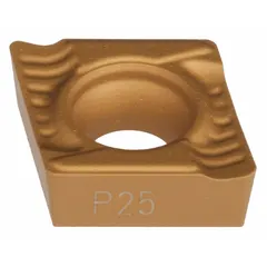 Diamond indexable turning insert for finishing and semi-finishing operations on non-ferrous materials, plastics, and composites. Used on CNC lathes and manual machines to produce a high-quality surface finish and consistent dimensional accuracy.