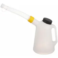 Measuring Container: 1 qt Fluid Capacity, 4 1/2 in Overall Dia, 6 3/4 in Overall Ht, Translucent (MPN 94360)