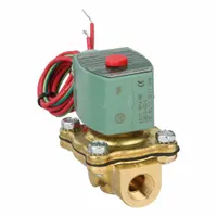 REDHAT Solenoid Valve: 2-Way, Normally Closed, 3/8 in Pipe Size, 110V AC/120V AC, Watertight (MPN 8210G001E)