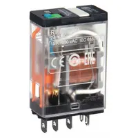 SCHNEIDER General Purpose Relay: Socket Mounted, 15 A Current Rating, 24V DC, SPDT, 5 Pins/Terminals (MPN RPM12BD)
