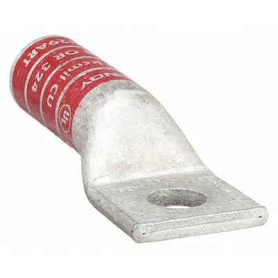 BURNDY Compression Lug: 1/2 in Stud Size, 350 kcmil – 350 kcmil For Wire Sizes - One-Hole Compression Lugs