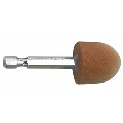 Aluminum Oxide Abrasive Point, Mushroom Shape, 1 in Head Width, 1 in Head Length, Single Piece