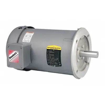 BALDOR General Purpose Motor: C-Face Mount, Totally Enclosed Fan Cooled, 5 hp - C-Face 3-Phase General Purpose AC Motors