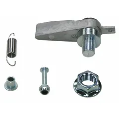 Aluminum latch pawl assembly kit for REELCRAFT 7000, 80000, 9000, and L 7000 reel series. Used to engage and disengage the reel drum for locking hose or cable at a desired length. Suitable for industrial, automotive, and maintenance applications.