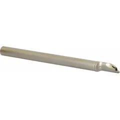 This indexable boring bar features a positive rake geometry and right-hand orientation, designed for internal turning operations such as enlarging holes, achieving precise diameters, and finishing bores in metalworking applications.