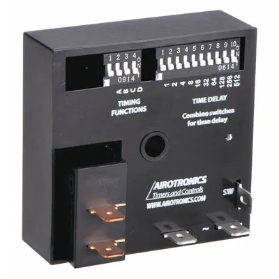 AIROTRONICS Multi-Function Encapsulated Timing Relay: Surface Mounted, 24V DC - Surface-Mounted Relays