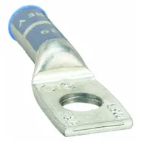 Compression Lug: 3/8 in Stud Size, 6 AWG / 6 AWG For Wire Sizes, Solid/Stranded Wire Type, Long (MPN 60109)