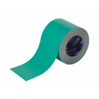 Floor Marking Tape: Gen Purpose, Solid, Green, 4 in x 100 ft, 8 mil Tape Thick, Brady® ToughStripe® (MPN 104375)