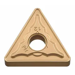 Carbide TNMG-type triangle turning insert for general turning, facing, and profiling operations. Suitable for medium to finishing cuts on steel, stainless steel, and cast iron workpieces. Manufacturer part number TNMG432PH CA530, also referenced as TNMG220408PH.