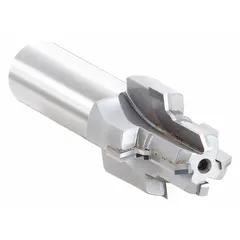 This reamer pilot port tool is designed for machining and finishing SAEJ1926 and SAEJ514 port profiles in hydraulic systems. It features a 1/2"-20 thread size and is used to prepare sealing surfaces and ensure thread alignment in fluid power applications.