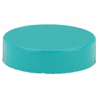 Cap: 38 mm Dia, Green, Thermoset, F217/PTFE, 38-400 mm Screw Closure Size, 12 Closures Included (MPN CAP-07071G)