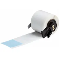 Wraparound Label: 6 in x 1 1/2 in, 1 1/2 in, Vinyl, Blue (Matte), For 0.64 in to 1.43 in Wire Dia (MPN M6-34-427-BL)