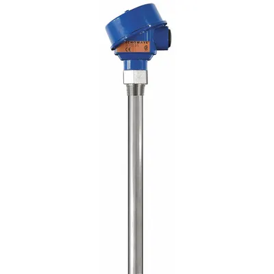 FLOWLINE Coaxial Guided Wave Radar: Liquid Level Sensor Transmitter, Vertical, 3/4 in NPT - Guided Wave Radar Sensors