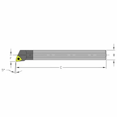 ULTRA-DEX USA E16T SWLCL3 Indexable Boring Bar - Indexable Boring Bars
