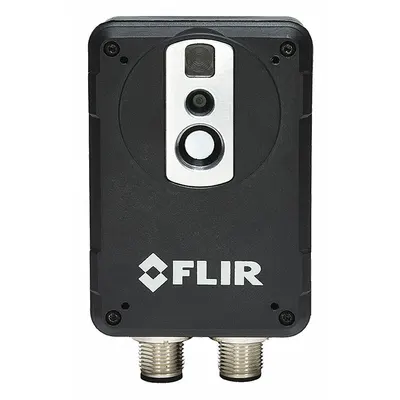 FLIR Infrared Camera: High Temp/Low Temp, 9 Hz Frame Rate, 0.3 MP Visual Light Resolution - Fixed Location Infrared Cameras w/ Alert