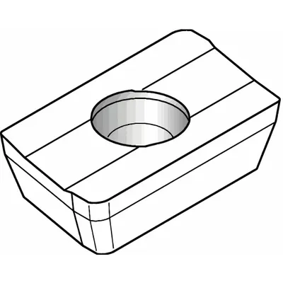 WIDIA Parallelogram Milling Insert: XPHT333, XPHT160412 (MPN 5427396) - Parallelogram Indexable Milling Inserts