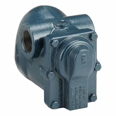 ARMSTRONG INTERNATIONAL Steam Trap: Cast Iron, 1 1/4 in FNPT, 2,800 lb/hr, 30 psi Max., 377°F Max. - Cast Iron C-Pattern Float & Thermostatic Steam Traps